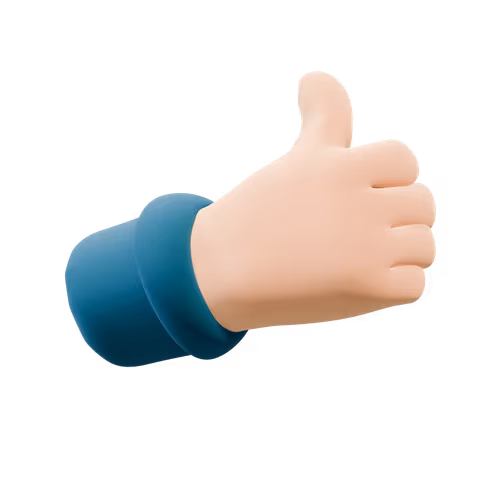 Thumbs Up Hand Gesture